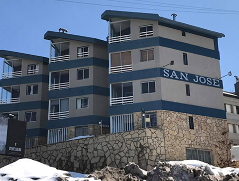 San Jose Chalets Mzaar Kfardebian Lebanon - Front view