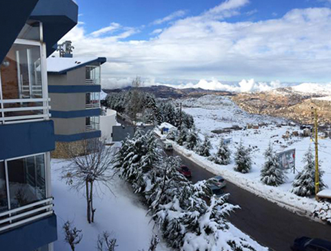 San Jose Chalets Mzaar Kfardebian Lebanon - View from the chalet